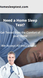 Mobile Screenshot of homesleeptest.com